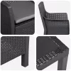  Hálószoba szett párnával 3 pcs Antracitszürke PP