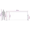  Húzható oldalsó napernyő Antracitszürke 300 x 140 cm Poliészter