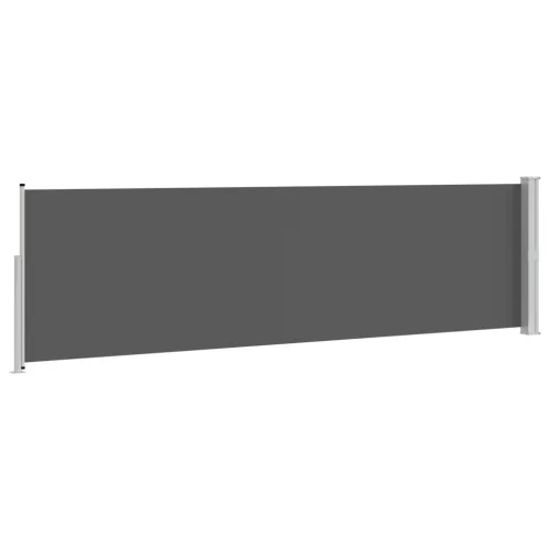  Húzható oldalsó napernyő Antracitszürke 300 x 160 cm Poliészter