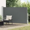  Húzható oldalsó napernyő Antracitszürke 300 x 180 cm Poliészter