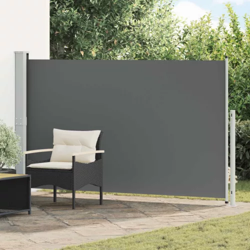  Húzható oldalsó napernyő Antracitszürke 300 x 180 cm Poliészter