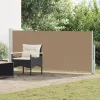  Húzható oldalsó napernyő Tópszínű 500 x 117 cm Poliészter