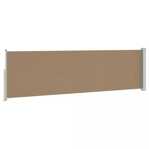  Húzható oldalsó napernyő Tópszínű 500 x 140 cm Poliészter