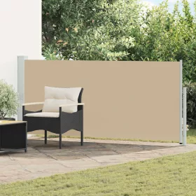  Húzható oldalsó napernyő Bézs 600 x 117 cm Poliészter