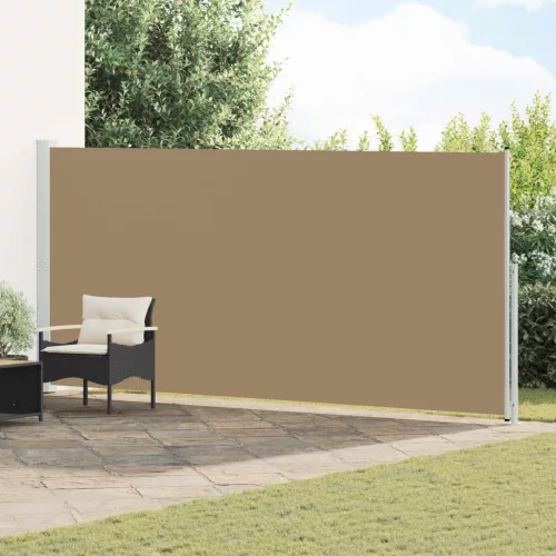  Húzható oldalsó napernyő Tópszínű 600 x 200 cm Poliészter