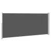 Húzható oldalsó napernyő Antracitszürke 600 x 220 cm Poliészter