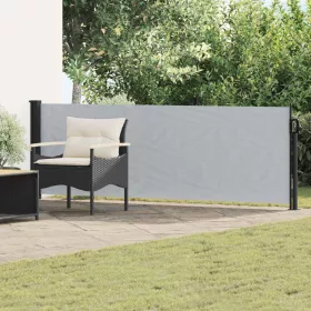    Húzható oldalsó napernyő Szürke 300 x 100 cm Poliészter