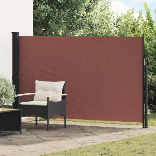  Húzható oldalsó napernyő Barna 300 x 170 cm Poliészter