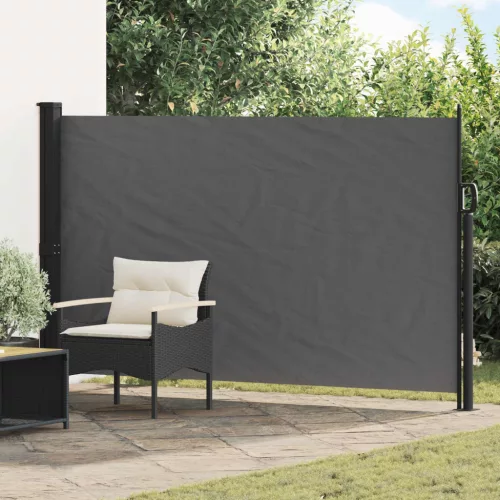 Húzható oldalsó napernyő Antracitszürke 300 x 170 cm Poliészter