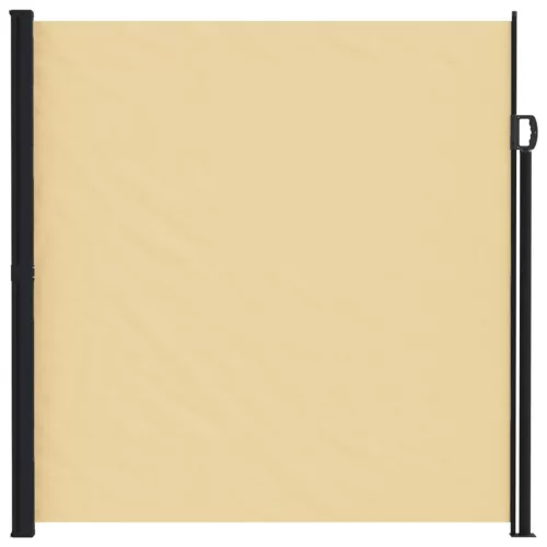  Húzható oldalsó napernyő Homokszín 300 x 220 cm Poliészter