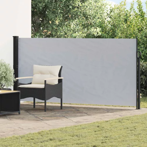 Húzható oldalsó napernyő Szürke 500 x 120 cm Poliészter