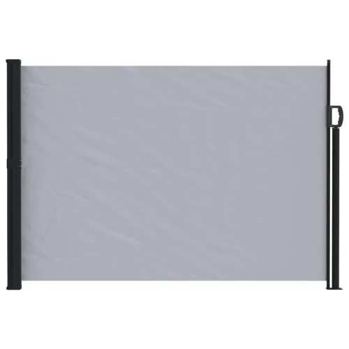  Húzható oldalsó napernyő Szürke 500 x 140 cm Poliészter