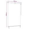  Roletta Világosszürke 100 x 250 cm Szövet és Alumínium