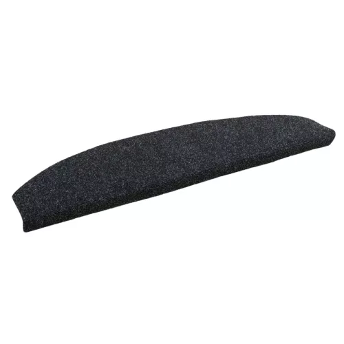  Öntapadós lépcsőszőnyegek 15 pcs Fekete 80 x 24,5 x 3,5 cm