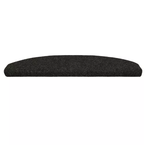  Öntapadós lépcsőszőnyegek 15 pcs Fekete 80 x 24,5 x 3,5 cm