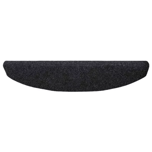  Öntapadós lépcsőszőnyegek 15 pcs Fekete 80 x 24,5 x 3,5 cm
