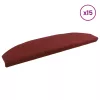  Öntapadós lépcsőszőnyegek Félkör 15 pcs Bordeaux piros