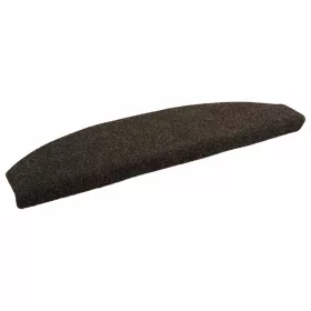    Öntapadós lépcsőszőnyegek 15 pcs Sötét Barna 80 x 24,5 x 3,5 cm