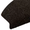  Öntapadós lépcsőszőnyegek 15 pcs Sötét Barna 80 x 24,5 x 3,5 cm