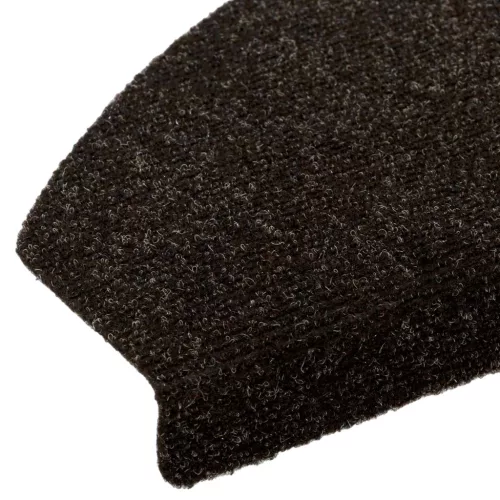  Öntapadós lépcsőszőnyegek 15 pcs Sötét Barna 80 x 24,5 x 3,5 cm