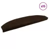  Öntapadós lépcsőszőnyegek 15 pcs Barna 80 x 24,5 x 3,5 cm