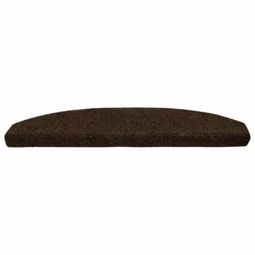  Öntapadós lépcsőszőnyegek 15 pcs Barna 80 x 24,5 x 3,5 cm