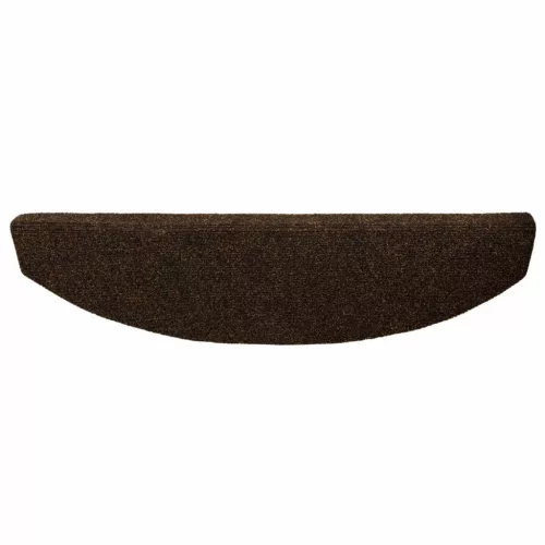  Öntapadós lépcsőszőnyegek 15 pcs Barna 80 x 24,5 x 3,5 cm