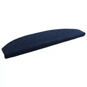    Öntapadós lépcsőszőnyegek Félkör 15 pcs Tengerészkék