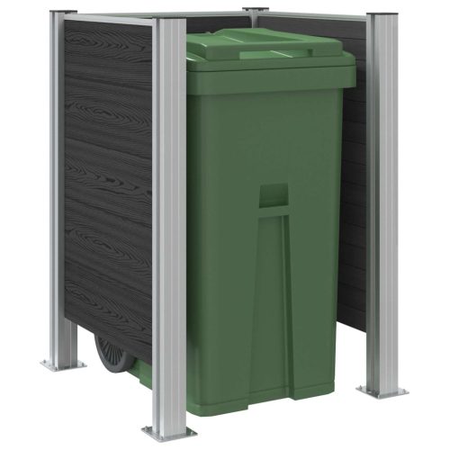  Hulladék Gyűjtő Kerítés Szürke 85 x 85 x 115 cm