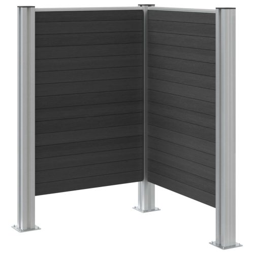  Hulladék Gyűjtő Kerítés Szürke 85 x 85 x 115 cm