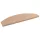  Öntapadós lépcsőszőnyegek Félkör 15 pcs Bézs 80 x 28 x 3,5 cm