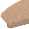  Öntapadós lépcsőszőnyegek Félkör 15 pcs Bézs 80 x 28 x 3,5 cm