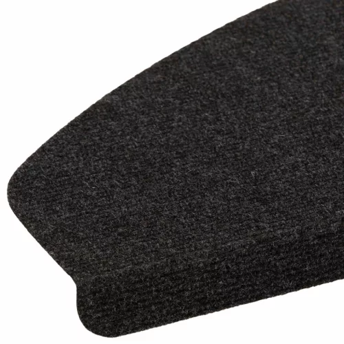  Öntapadós lépcsőszőnyegek Félkör 15 pcs Antracitszürke