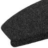  Öntapadós lépcsőszőnyegek Félkör 15 pcs Fekete 80 x 28 x 3,5 cm