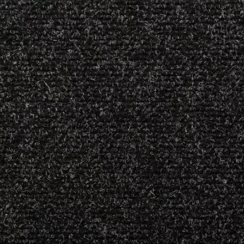  Öntapadós lépcsőszőnyegek Félkör 15 pcs Fekete 80 x 28 x 3,5 cm