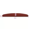  Öntapadós lépcsőszőnyegek Félkör 15 pcs Piros 80 x 28 x 3,5 cm