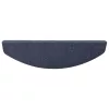  Öntapadós lépcsőszőnyegek Félkör 15 pcs Kék 80 x 28 x 3,5 cm