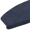  Öntapadós lépcsőszőnyegek Félkör 15 pcs Kék 80 x 28 x 3,5 cm