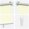  Roletta UV védelemmel Krémszínű 60 x 140 cm Poliészter