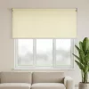  Roletta UV védelemmel Krémszínű 120 x 140 cm Poliészter