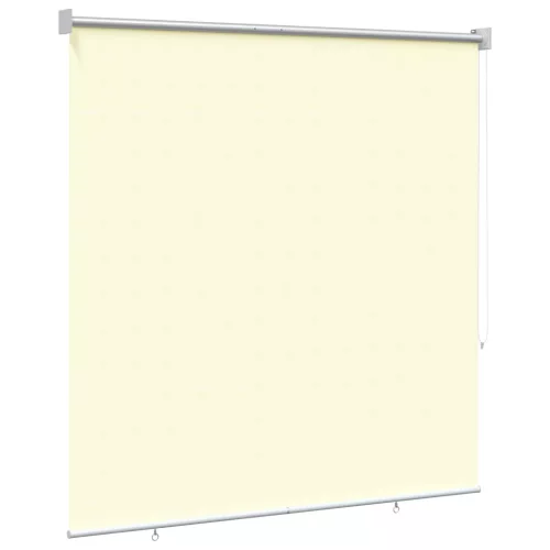  Roletta UV védelemmel Krémszínű 140 x 140 cm Poliészter