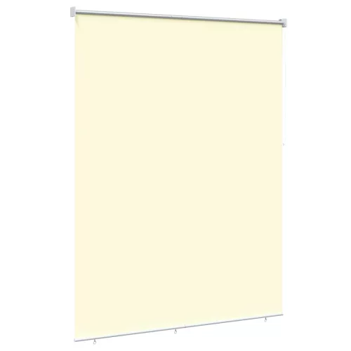  Roletta UV védelemmel Krémszínű 160 x 140 cm Poliészter