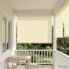  Roletta UV védelemmel Krémszínű 60 x 230 cm Poliészter