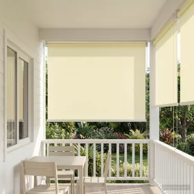  Roletta UV védelemmel Krémszínű 80 x 230 cm Poliészter