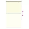  Roletta UV védelemmel Krémszínű 80 x 230 cm Poliészter