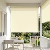  Roletta UV védelemmel Krémszínű 140 x 230 cm Poliészter