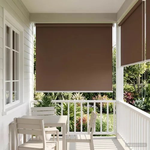  Roletta UV védelemmel Tópszínű 100 x 140 cm Poliészter