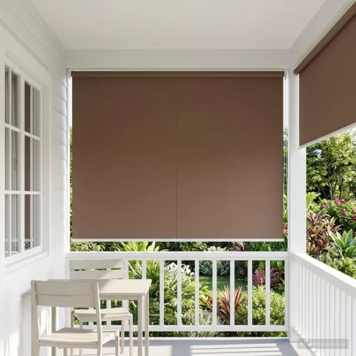  Roletta UV védelemmel Tópszínű 180 x 140 cm Poliészter