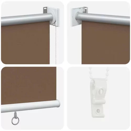  Roletta UV védelemmel Tópszínű 60 x 230 cm Poliészter