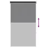  Roletta UV védelemmel Antracitszürke 80 x 140 cm Poliészter